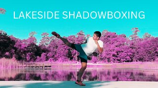 Morning Shadowboxing At Hines Lake