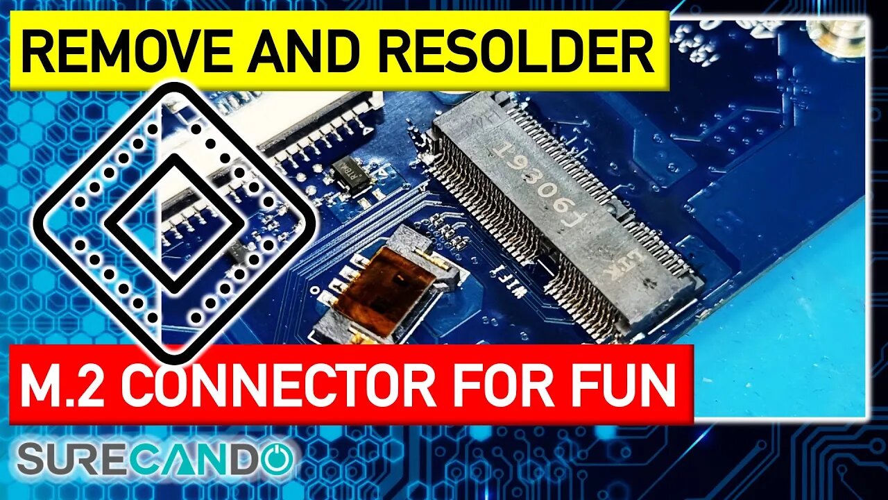 Quick & Easy Guide_ Removing and Resoldering M.2 Connector on a Motherboard in Less Than 10 Minutes