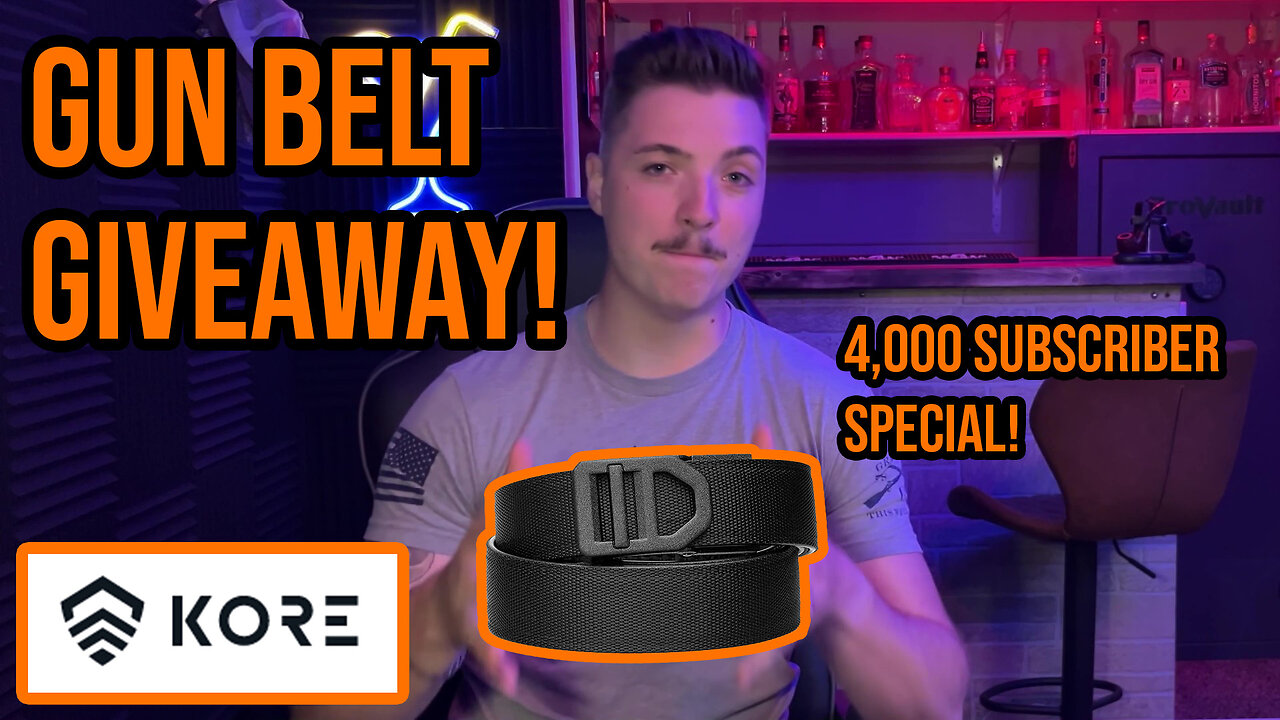 KORE Essentials Belt Giveaway! 4,000 Subscriber Special!