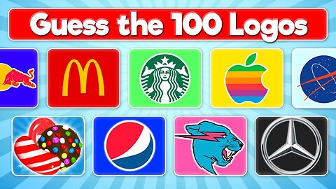GUESS THE LOGO QUIZ / CAN YOU GUESS THE 100 LOGOS ?