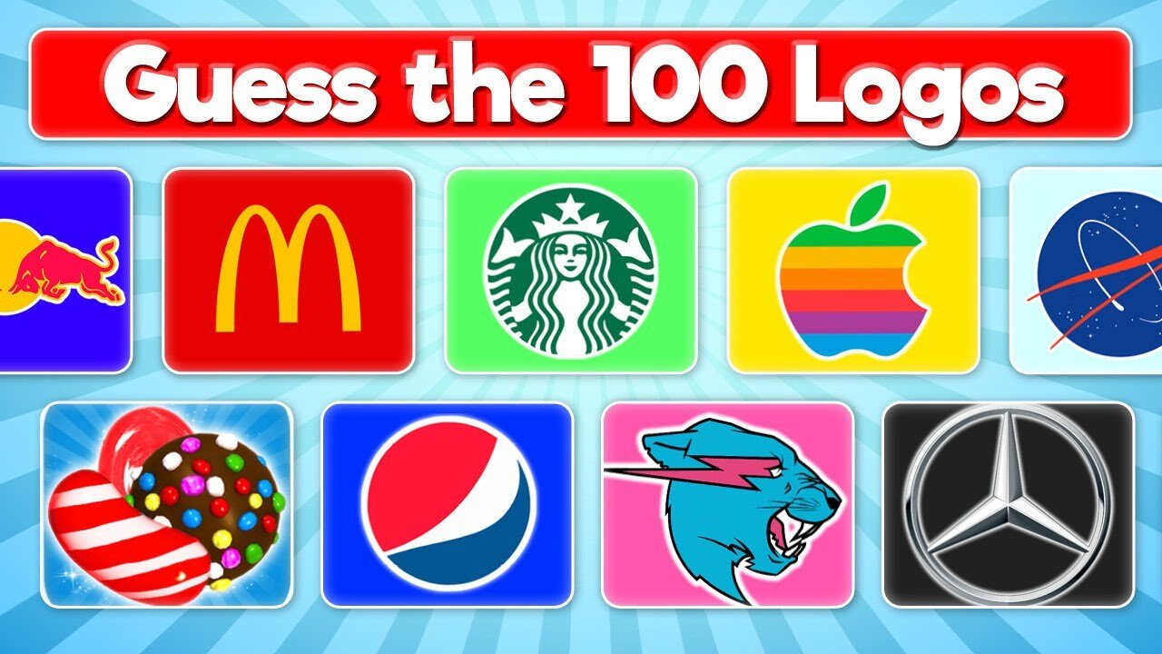 GUESS THE LOGO QUIZ / CAN YOU GUESS THE 100 LOGOS ?