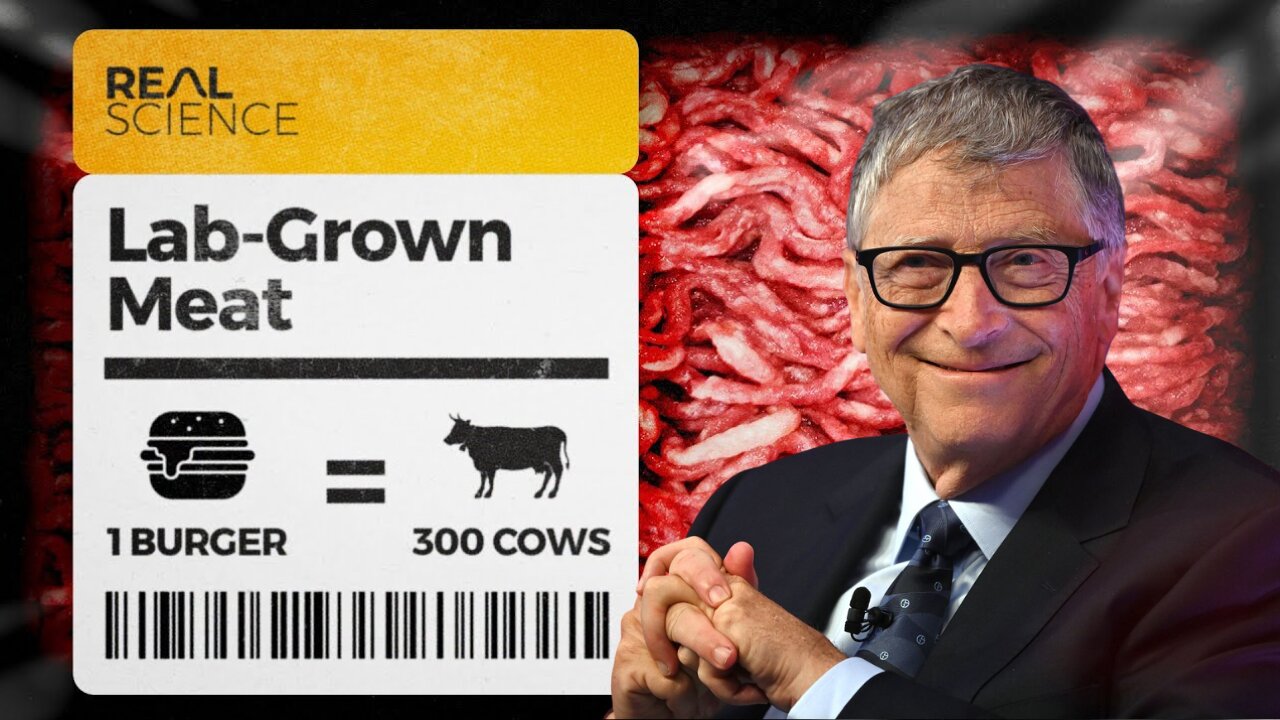 GATE'S "FRANKENMEAT" IS 25X WORSE FOR THE ENVIRONMENT THAN BEEF