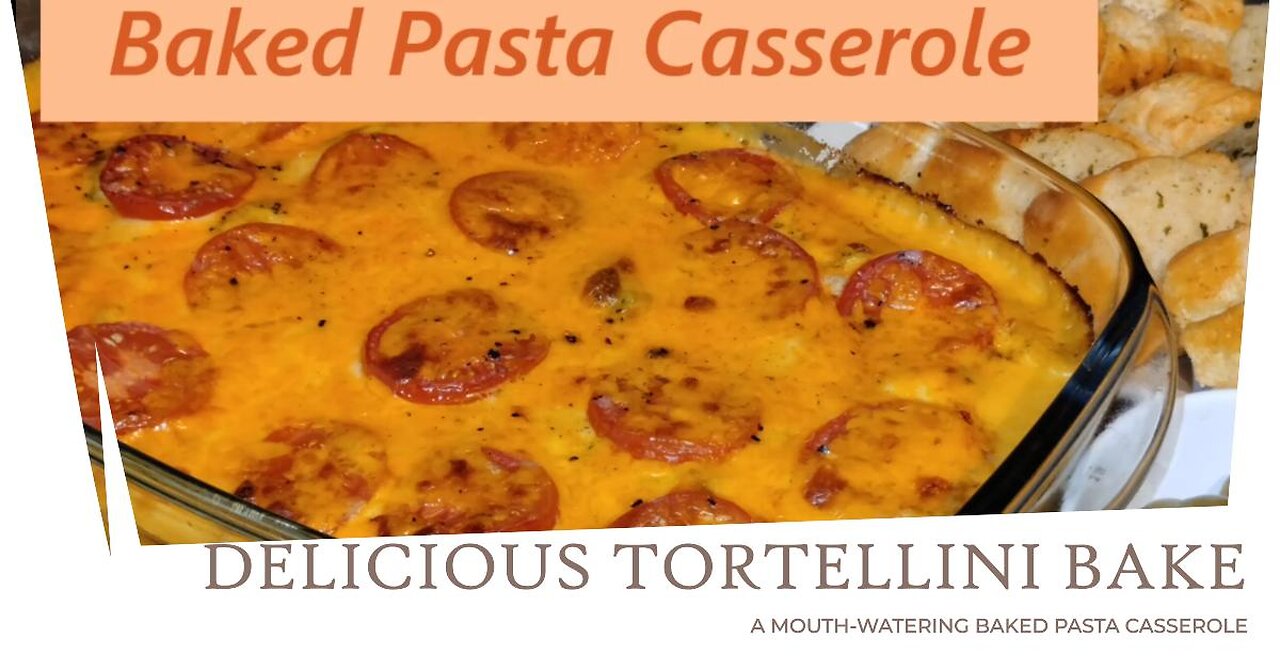 Cheesy Pasta Casserole | Tortelloni Bake | Easy Vegetarian Home-Cooked Meals ♥