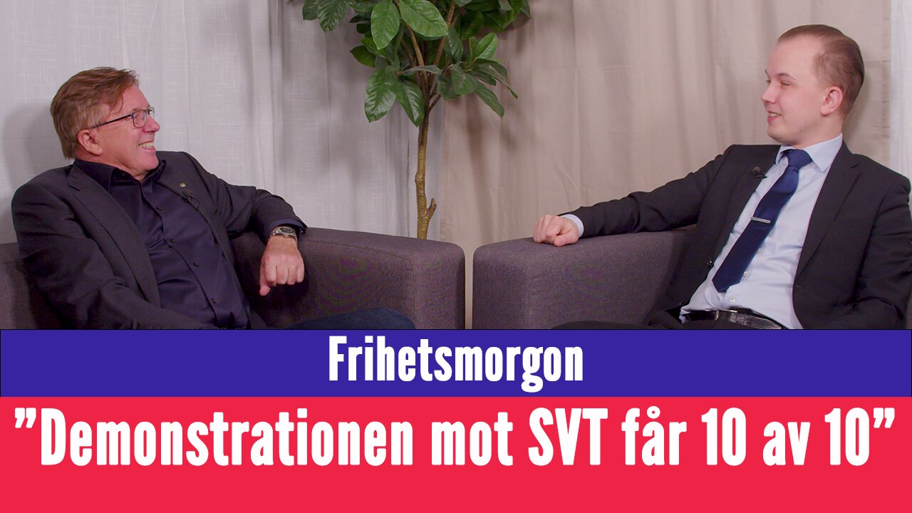 Frihetsmorgon - "Demonstrationen mot SVT var mycket lyckad"