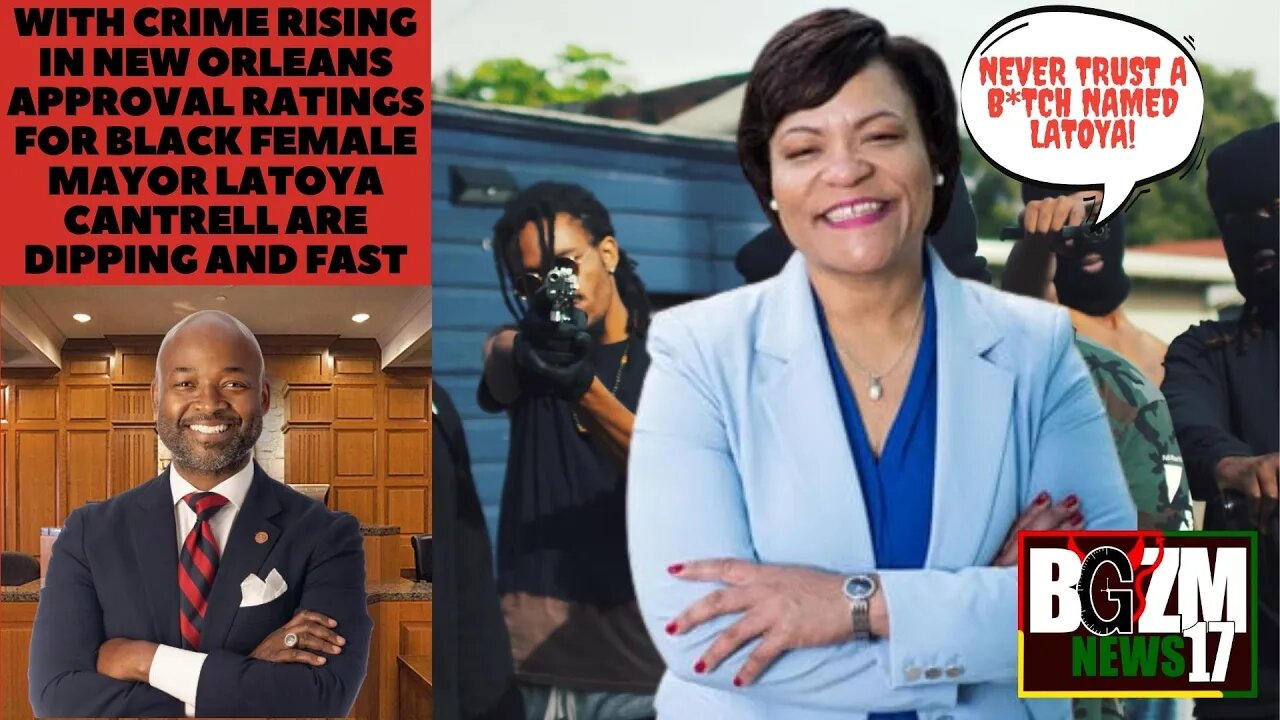 With Crime Rising In New Orleans Approval Ratings For Black Female Mayor LaToya Cantrell are Dipping