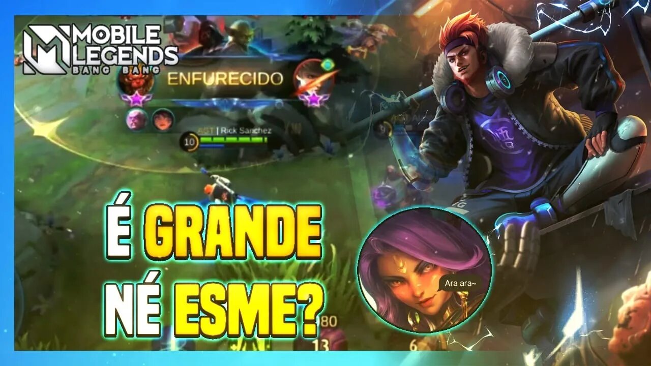 MOSTRANDO A ESMERALDA O TAMANHO DA VARADA DO MAMACO | MLBB