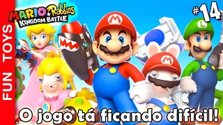 Mario + Rabbids Kingdom Battle #14 - O Jogo está ficando cada vez mais difícil! 😱