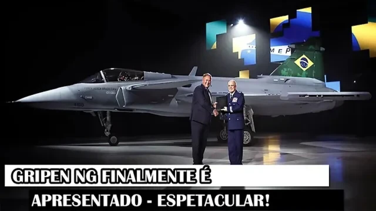 Gripen NG Finalmente É Apresentado - Espetacular!