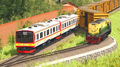 Trains Avoiding Crash Trains - Train Videos