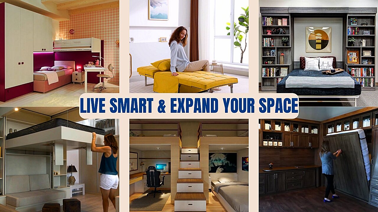 15 Furniture Design Ideas and Space saving furniture for your home Live Smart Ep:05