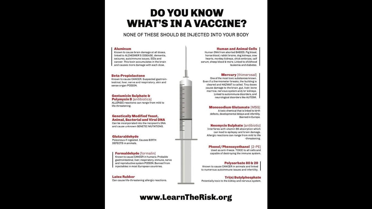 Do You Know What's In A Vaccine?
