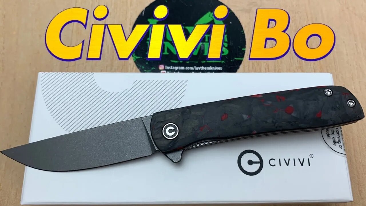 Civivi Bo /includes disassembly / Brad Zinker design discreet lightweight EDC w/Nitro V !