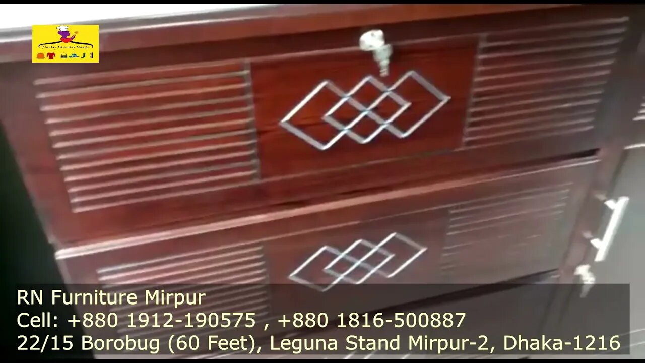 New Design MDF wardrobe price in Bangladesh l Buy Furniture online