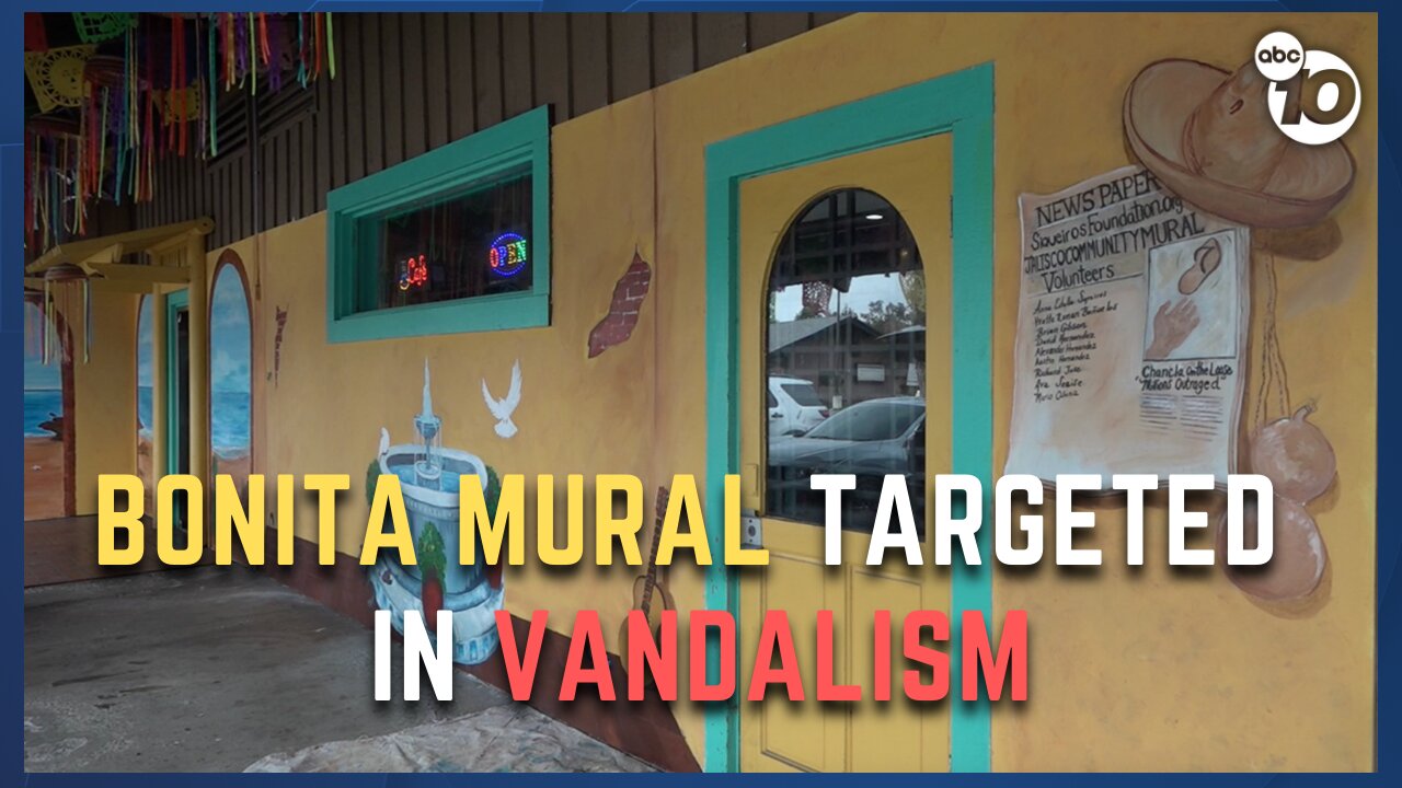 New community mural vandalized