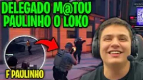 VISÃO DO DELEGADO MATANDO PAULINHO O LOKO NO COMPLEXO RP