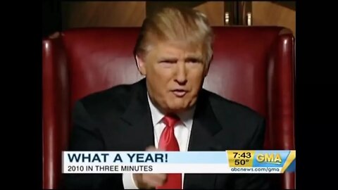 Remember when ABC's Good Morning America had Donald Trump firing the Democrats in the House 2010