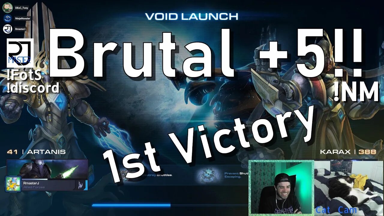 Frist EVER Victory on Brutal +5 CO-OP w/ Tony (Artanis & Karax)