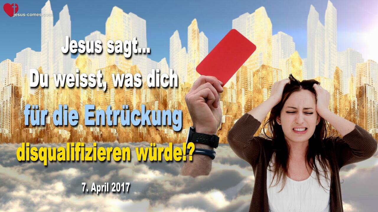 Rhema 15.10.2023 ❤️ Jesus sagt... Du weisst, was dich für die Entrückung disqualifizieren würde!?