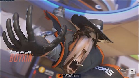 Practicing with Baptiste. But what is that Cassidy face? Is that a real screenshot?