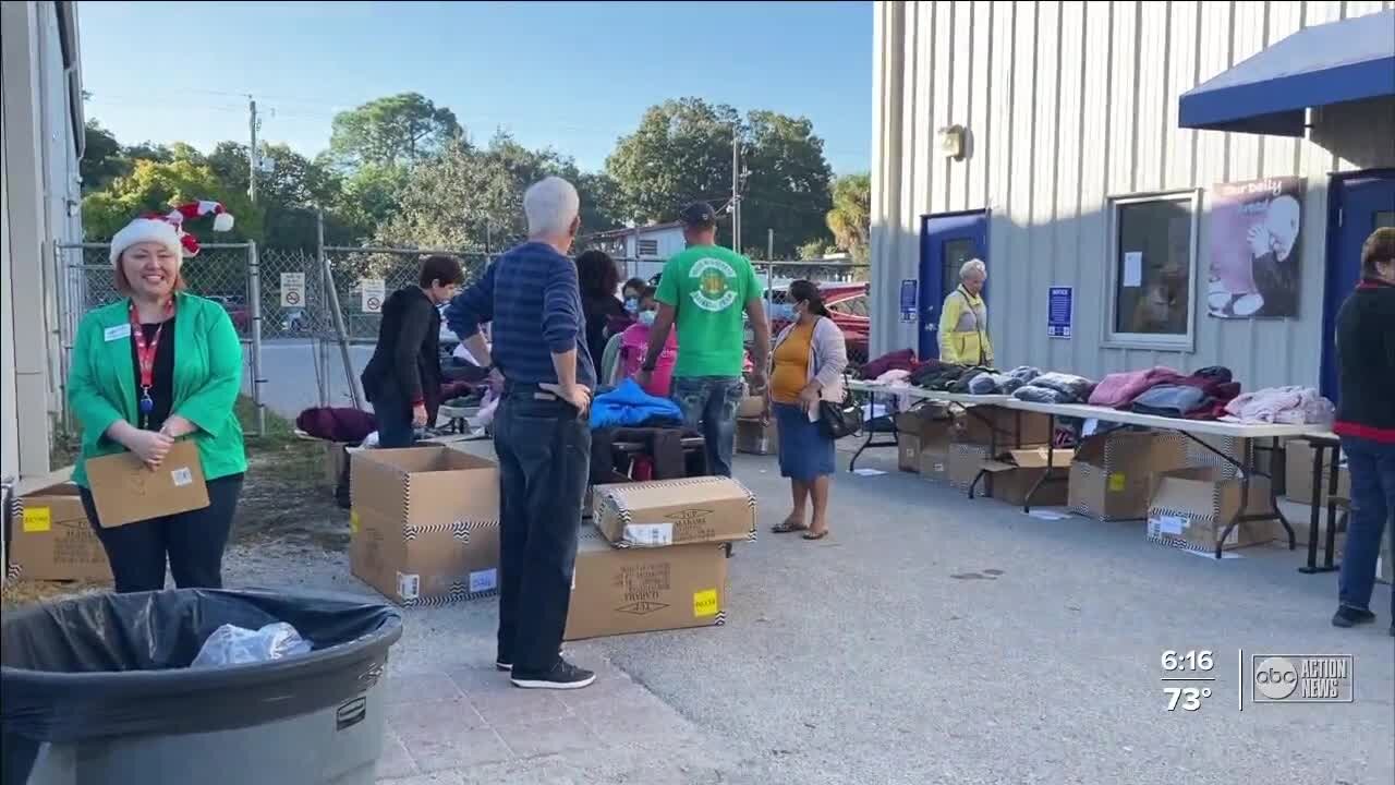 Bradenton nonprofit helping keep homeless people warm with 1,500 winter coats