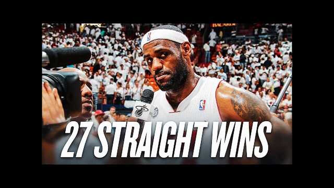 When The Miami Heat Went On An UNREAL 27-Game Win Streak 🔥