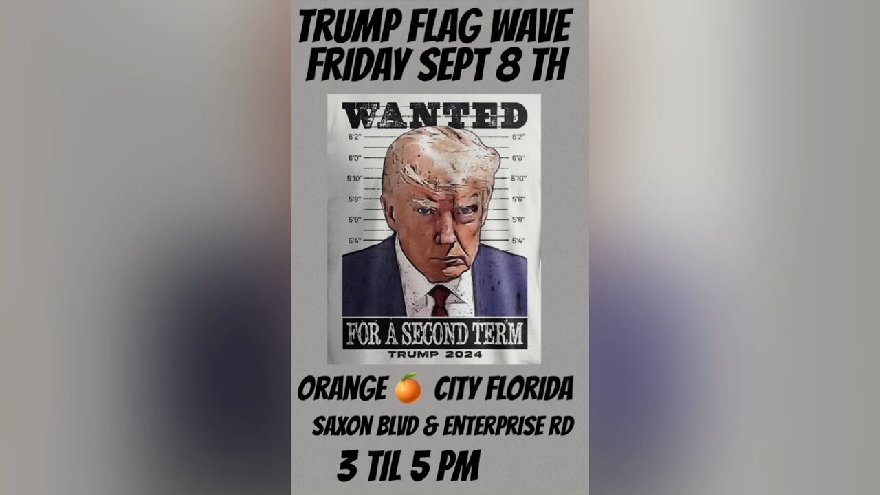 Trump Flag Wave this Friday