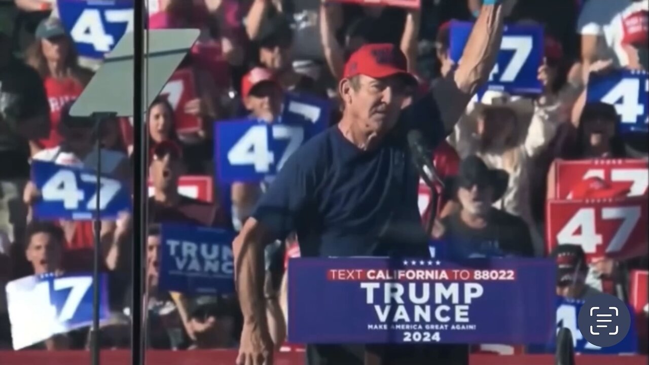 Dennis Quaid: “It’s Time To Pick A Side” at CA Trump Rally (October 12, 2024)