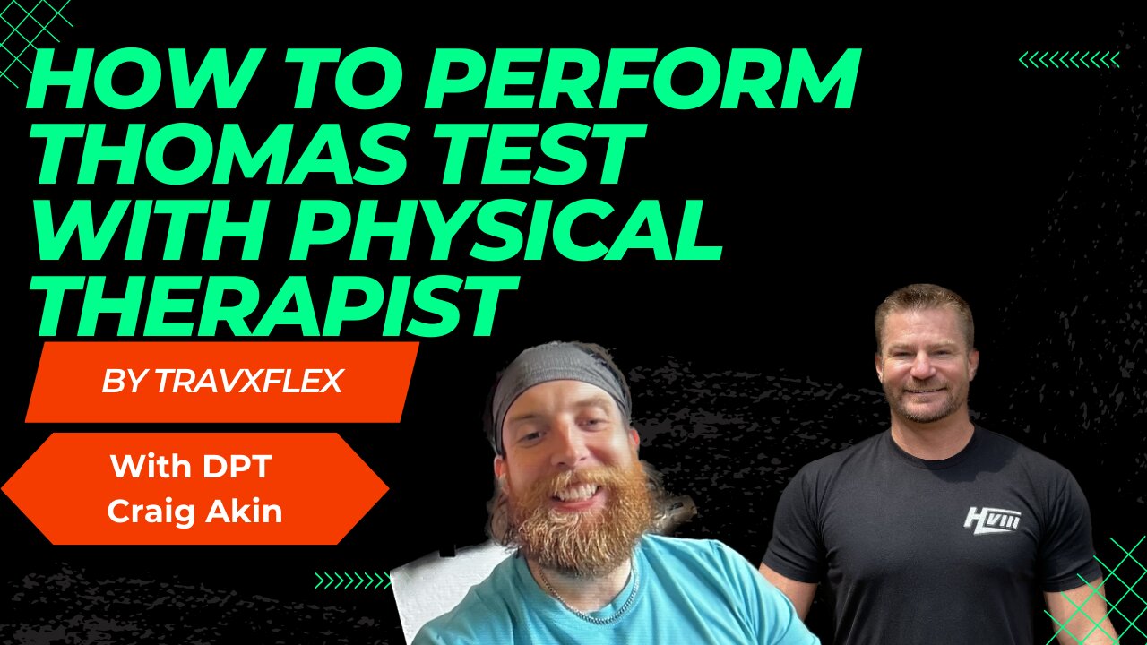 How to perform the Thomas Test with a physical therapist.