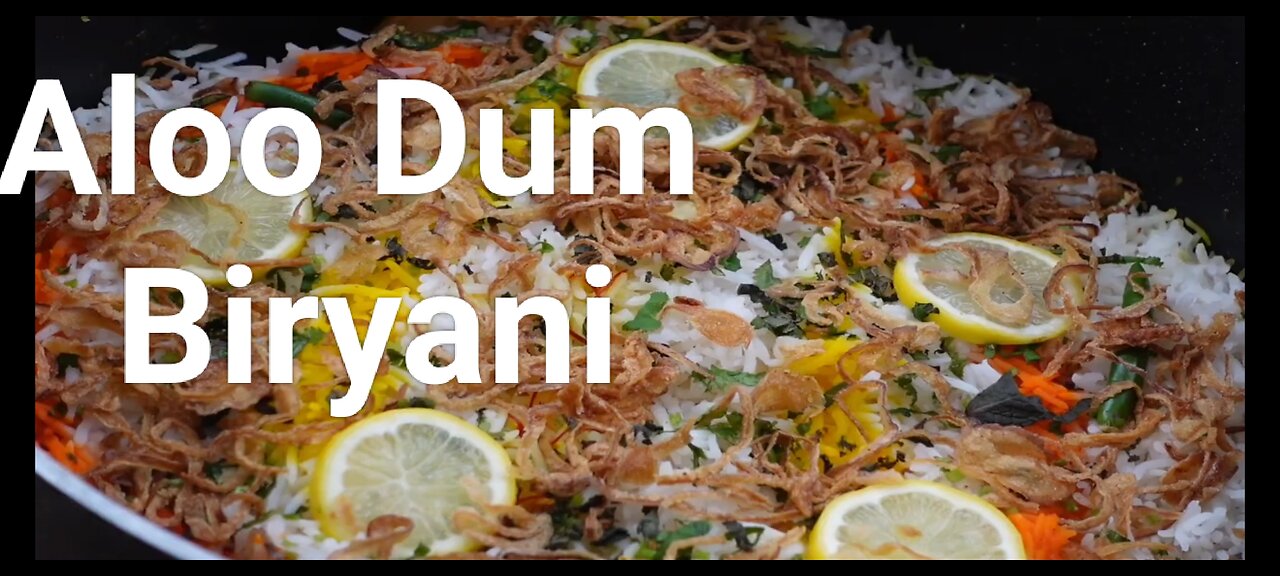 Aloo Dum Biryani,Quick And Easy Biryani