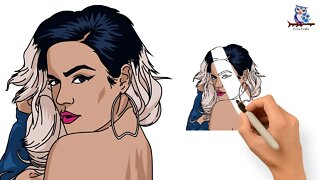 How To Draw Karol G - Easy Art Tutorial