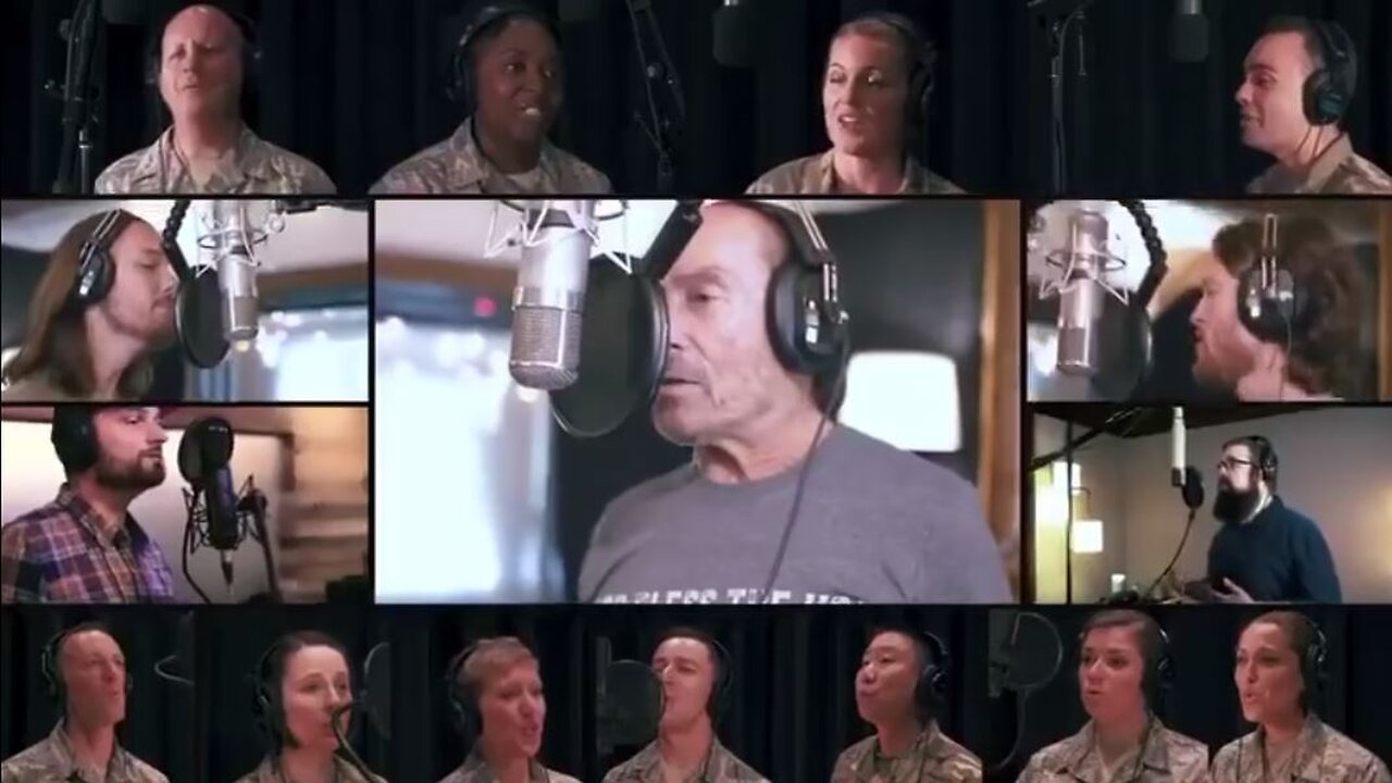The BEST version of God Bless the U.S.A. - Lee Greenwood and Armed Services