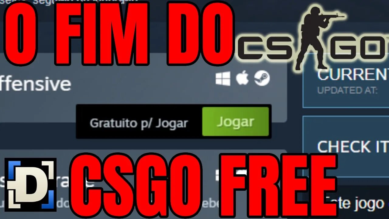 O FIM DO CSGO FREE!