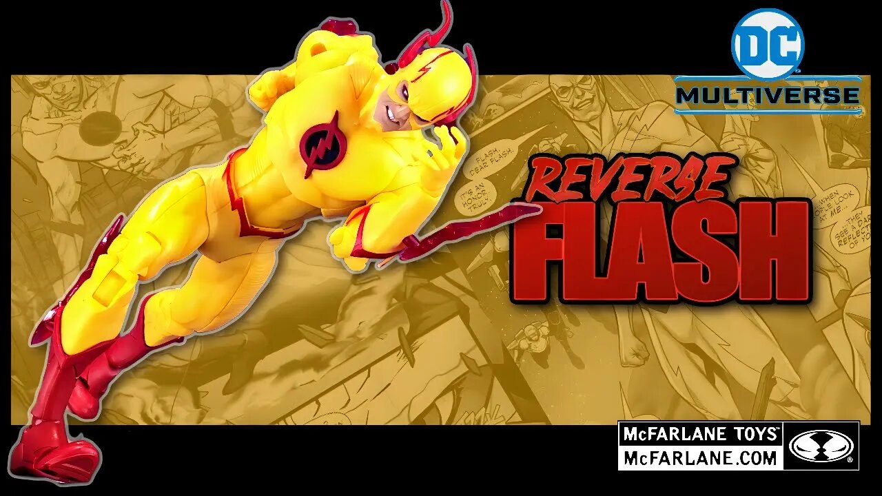 McFarlane Toys DC Multiverse DC Rebirth Reverse Flash Figure @The Review Spot