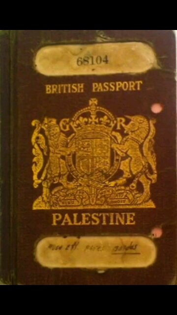 Palestinian passport before 1948 #gaza #palestine