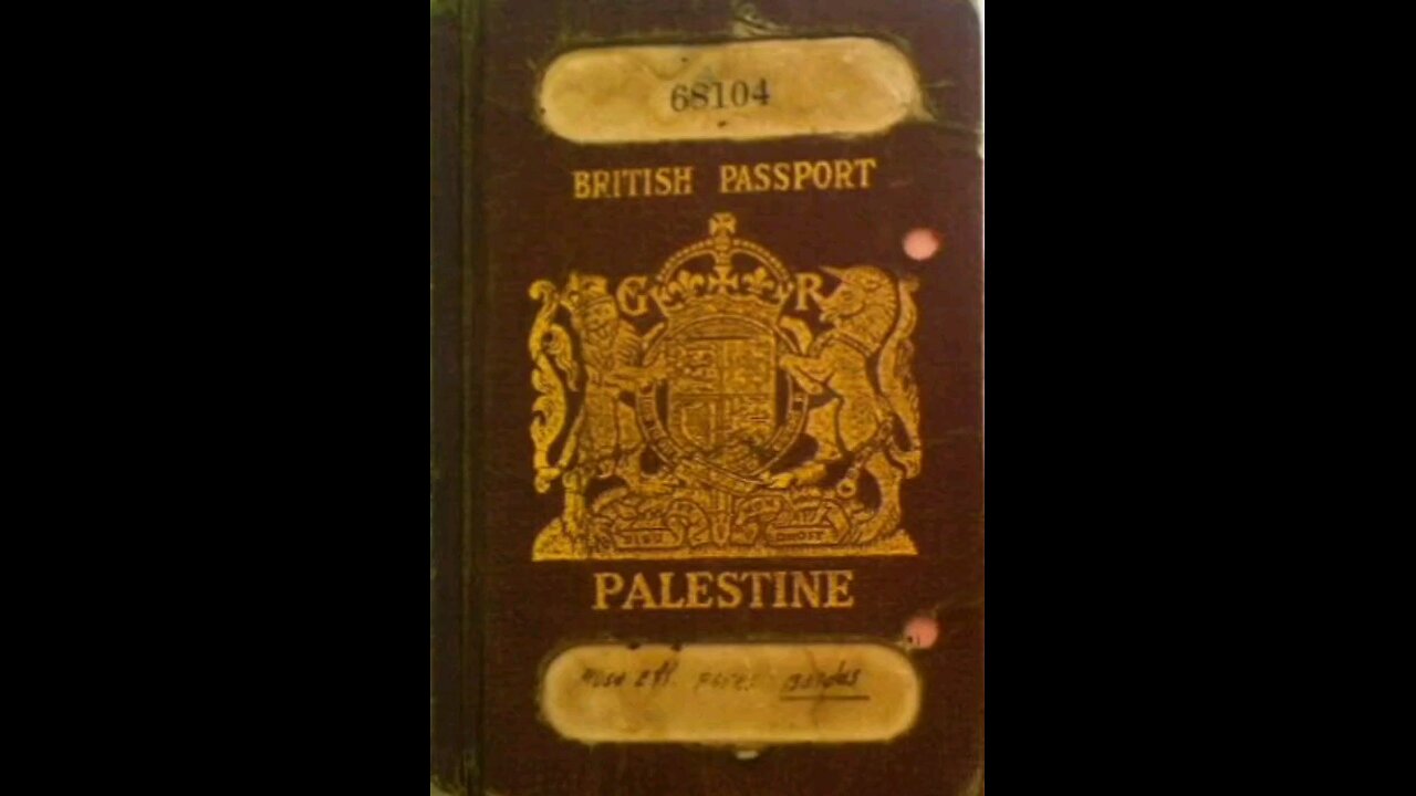 Palestinian passport before 1948 #gaza #palestine