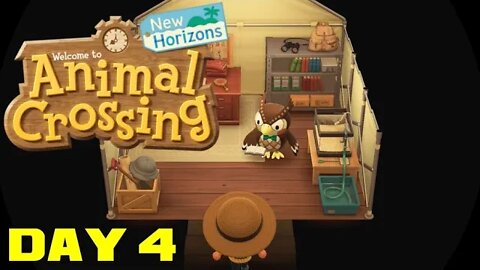 Animal Crossing: New Horizons Day 4 - Nintendo Switch Gameplay 😎Benjamillion