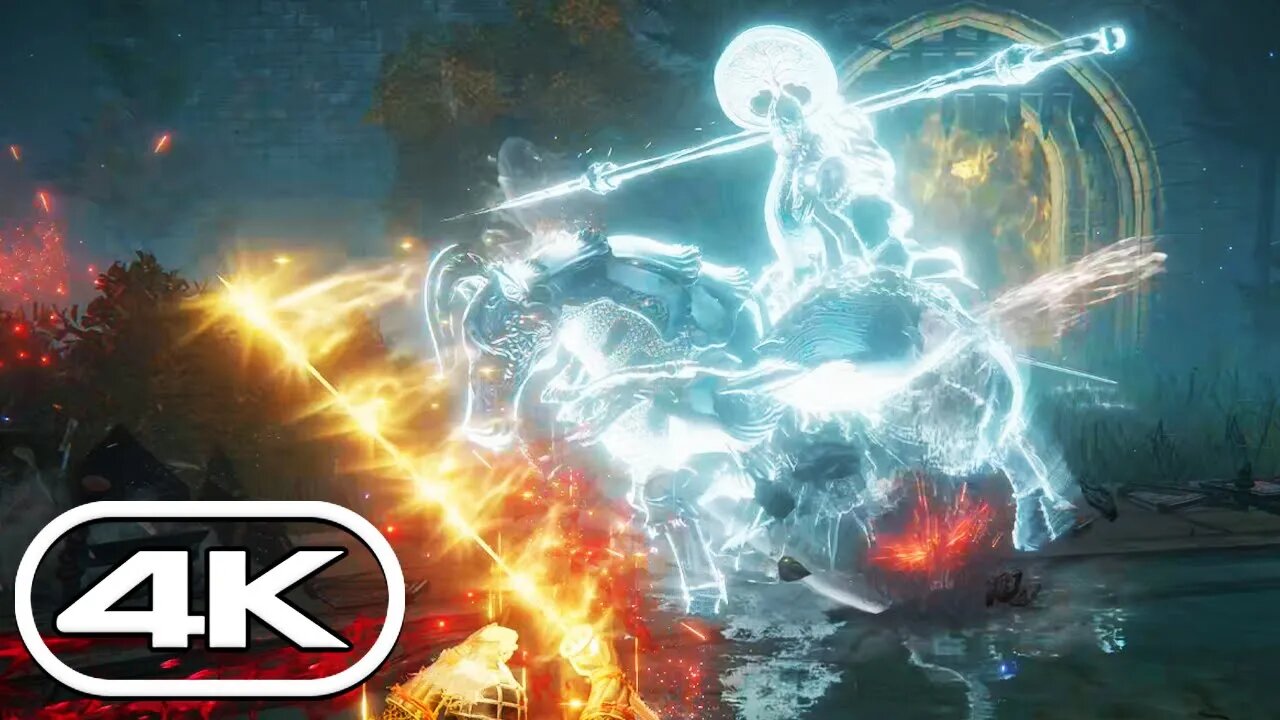 Elden Ring - Royal Knight Loretta Boss Fight (4K HDR 60FPS)