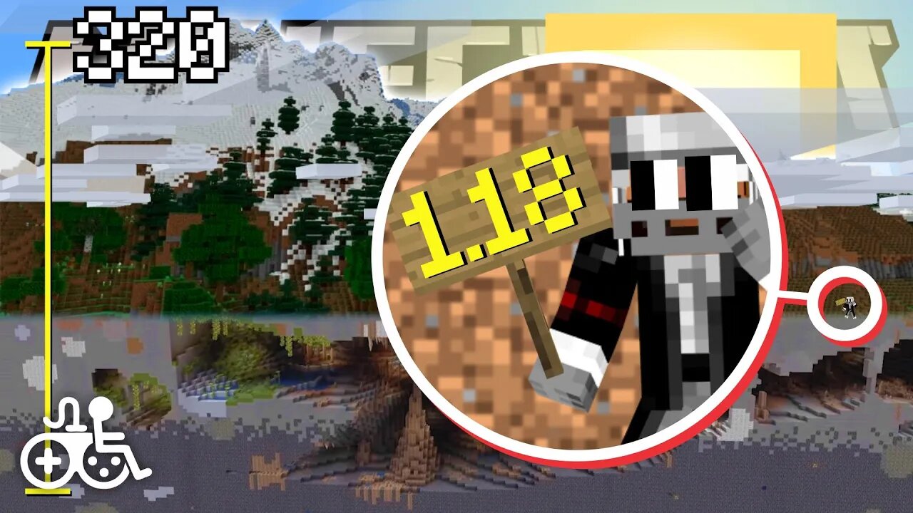 ENCONTREI as CAVERNAS e PENHASCOS do Minecraft 1.18