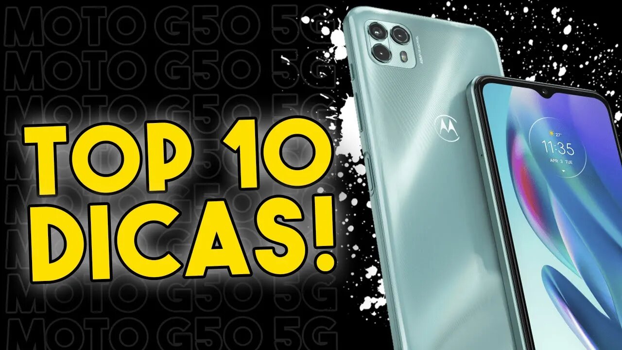 TOP 10 DICAS E TRUQUES para o Moto G50 5G que você PRECISA SABER!