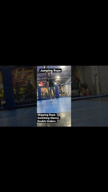Jumping Rope Skipping Switching Stance Double Unders