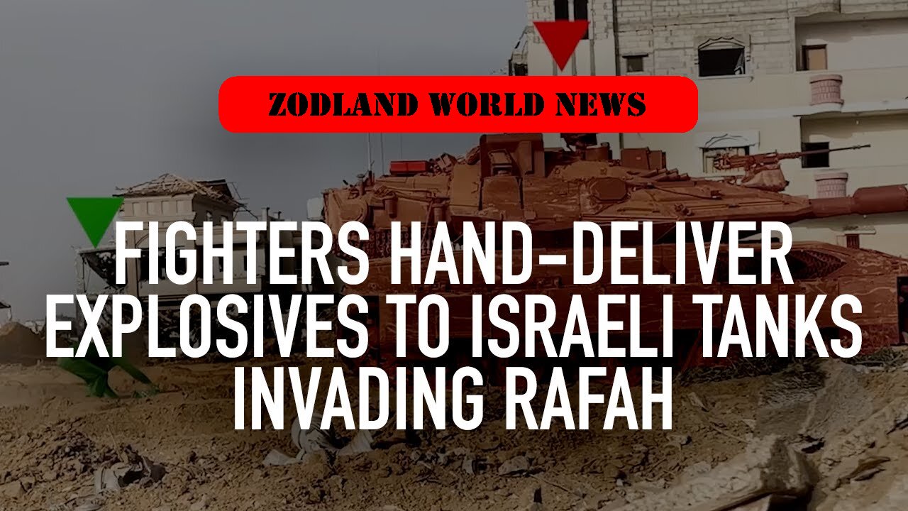 ►🚨▶◾️⚡️⚡️🇮🇱⚔️🇵🇸 Fighters hand-deliver explosives to Israeli tanks invading Rafah | Jon Elmer