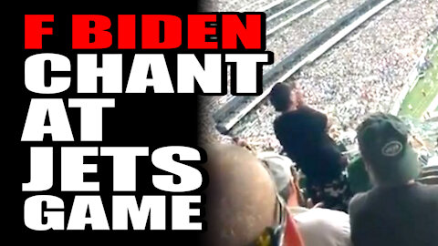 "F Joe Biden" CHANT at Jets Game