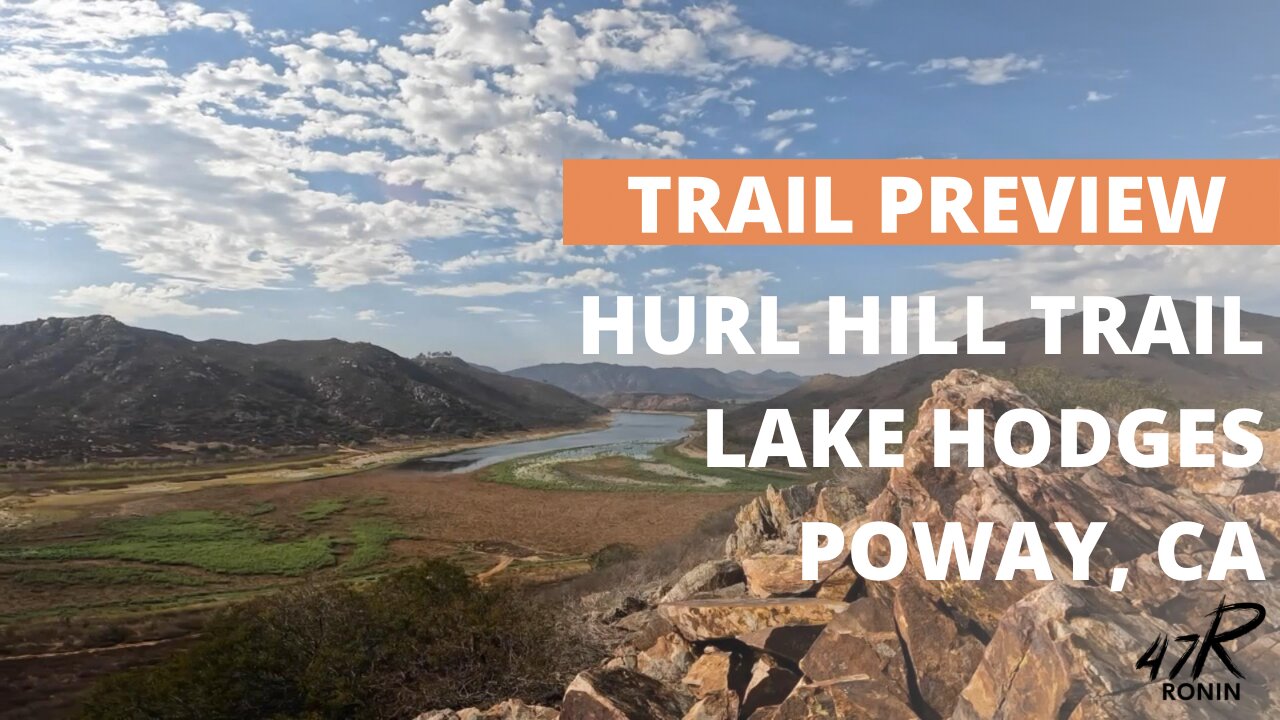 Trail Preview | Hurl Hill Trail | Lake Hodges