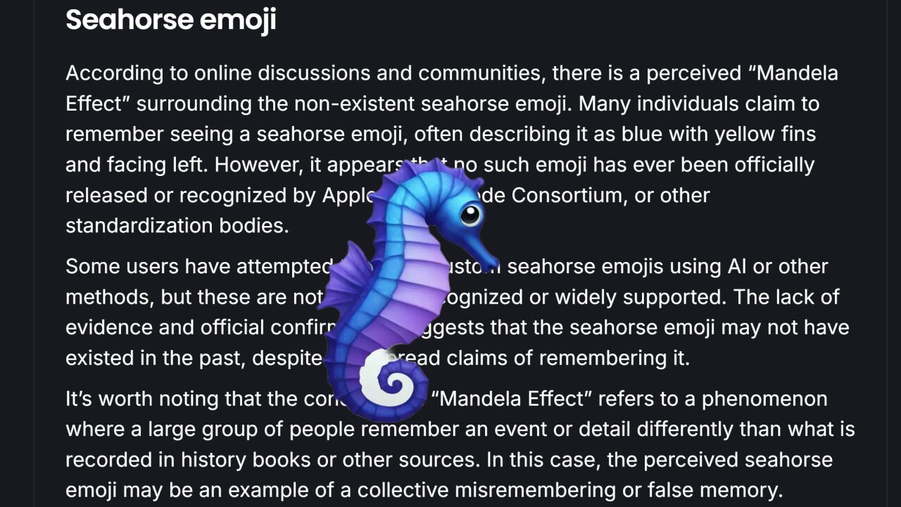 The Bo_oba Hour With Comrade Pond: Episode 55 Seahorse Emoji