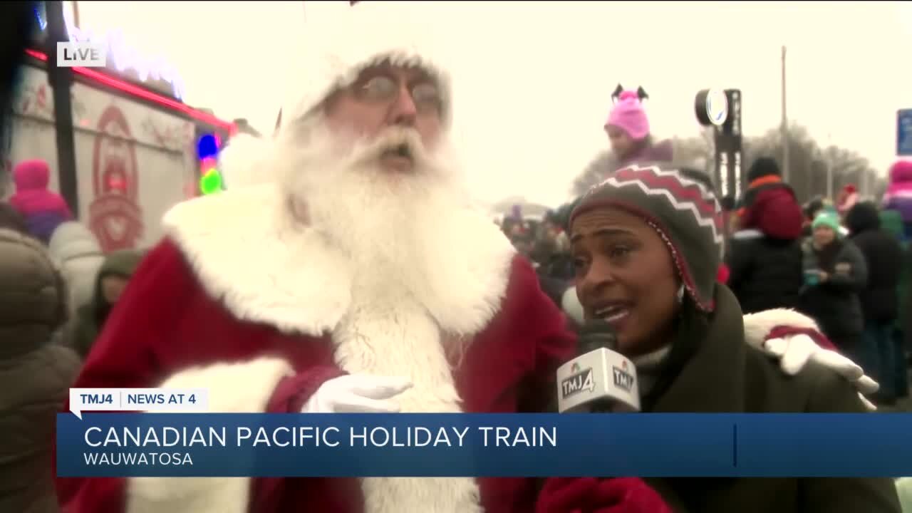 Canadian Pacific Holiday Train stops in Wauwatosa