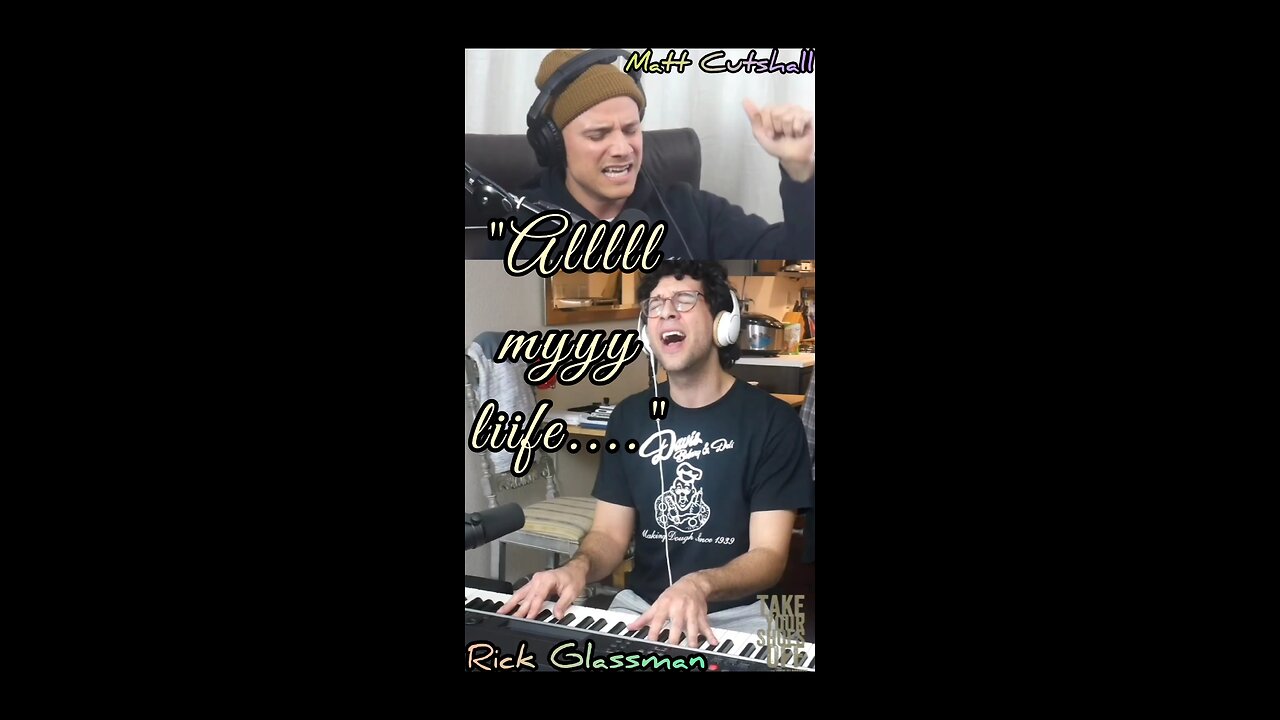 Comedian Rick Glassman & Matt Cutshall sing ALL MY LIFE | TYSO Podcast - 90's R&B Throwback!