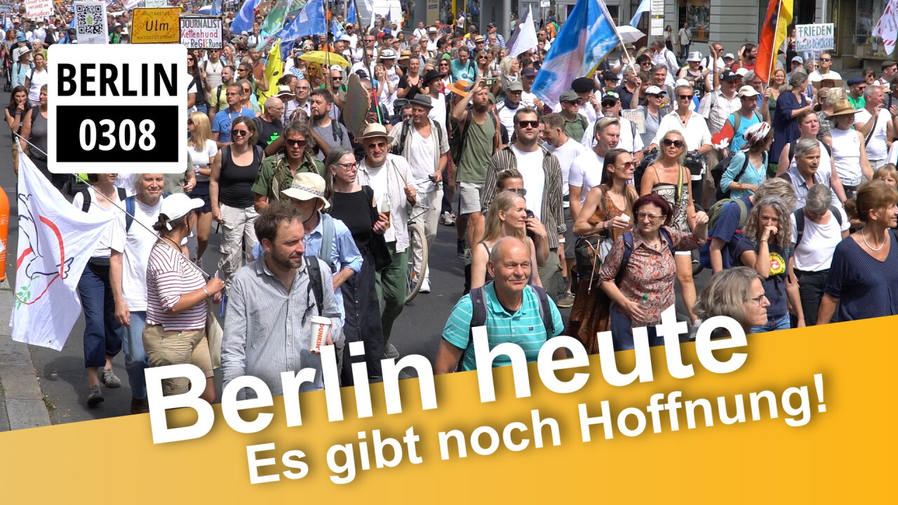 Demo Berlin - Ein lebendiges Symbol der Hoffnung und des Neuanfangs geht hinaus in alle Welt