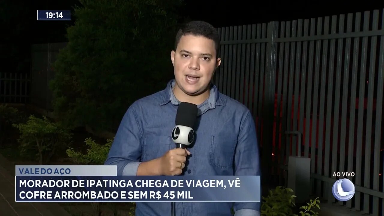 Vale do Aço: Morador de Ipatinga chega de viagem, vê cofre arrombado e sem R$ 45 mil