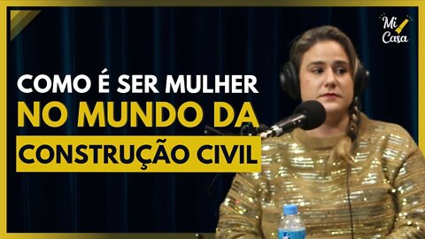 Como é ser MULHER NA CONSTRUÇÃO CIVIL | Dama do Gesso | Cortes do Mi Casa