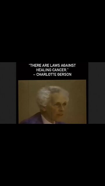 It's Against The Law For Doctors To Try ANY Alternative Treatments To Cure Cancer